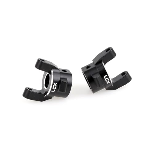 LCX Racing 1/10 RC Crawler Car CNC Aluminum Front Axle Steering Knuckle C Hub Carrier Set L/R for Axial SCX10 PRO, Upgrades Parts Accessories