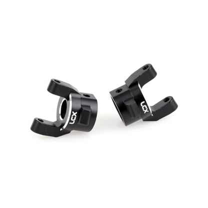 LCX Racing 1/10 RC Crawler Car CNC Aluminum Front Axle Steering Knuckle C Hub Carrier Set L/R for Axial SCX10 PRO, Upgrades Parts Accessories