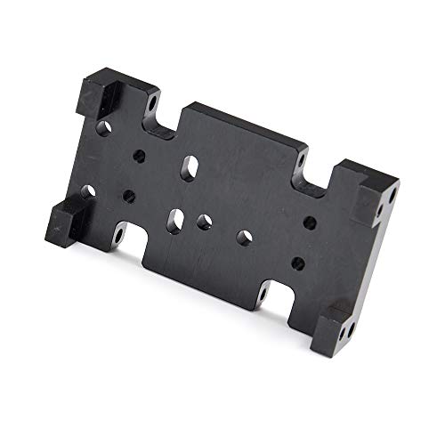 Metal Transmission Gearbox Center Skid Plate Upgrade Parts | For 1/10 Axial SCX10 D90 D110 TF2, RC Crawler Car