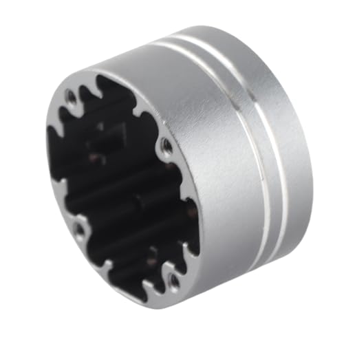 RC Metal Differential Gear Set, Aluminum Drive Gear Upgrade for TT02 XV02, Racing Performance Enhancement Kit - color: Ti Color