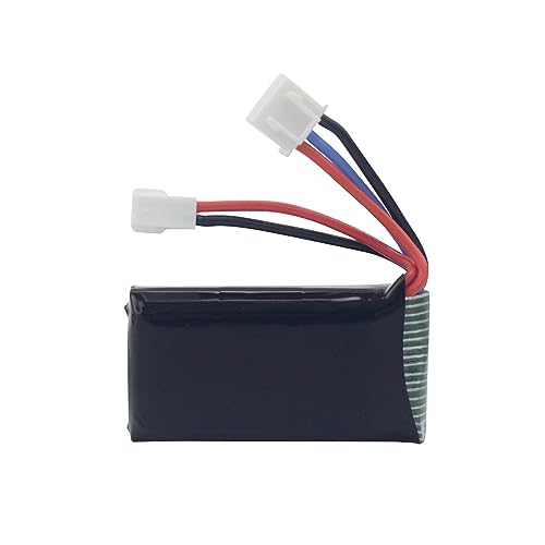 2PCS 7.4V 600mAh 35C 2S Lipo Battery with Molex Plug for FMS FCX24 RC Car, Truck, RC Electric Climbing Vehicle FCX24 Battery