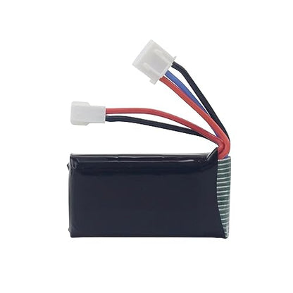 2PCS 7.4V 600mAh 35C 2S Lipo Battery with Molex Plug for FMS FCX24 RC Car, Truck, RC Electric Climbing Vehicle FCX24 Battery