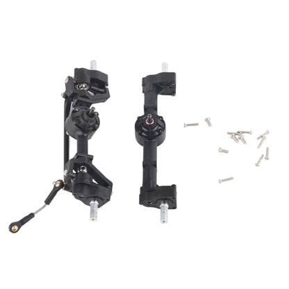 HERCHR RC Front Rear Axle Gear Box, Metal Bridge Axle Gear Box Professional Diff Housing Upgrade Parts for C14 C24 C34 C44 B14 B24 1/16 RC Car