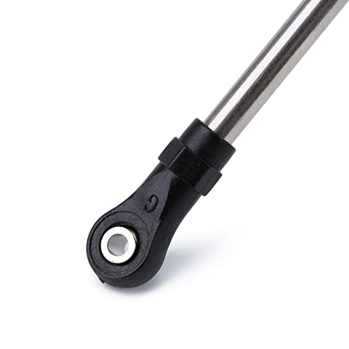 INJORA Stainless Steel Link Rod Linkage Plastic Rod End Set 312mm Wheelbase for 1/10 TRX4 RC Crawler Car - size: For 313mm TRX4