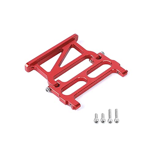 Aluminum Rear Body Shell Mount Parts for Axial SCX24 C10 1/24 RC Crawler Upgrades (Red) - color: Red