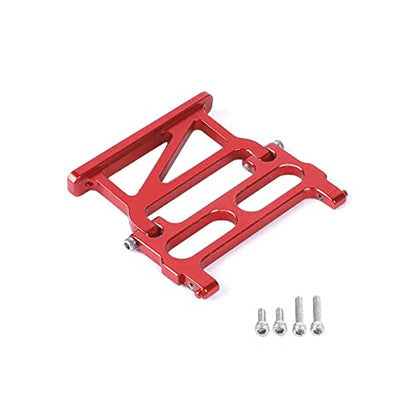 Aluminum Rear Body Shell Mount Parts for Axial SCX24 C10 1/24 RC Crawler Upgrades (Red) - color: Red