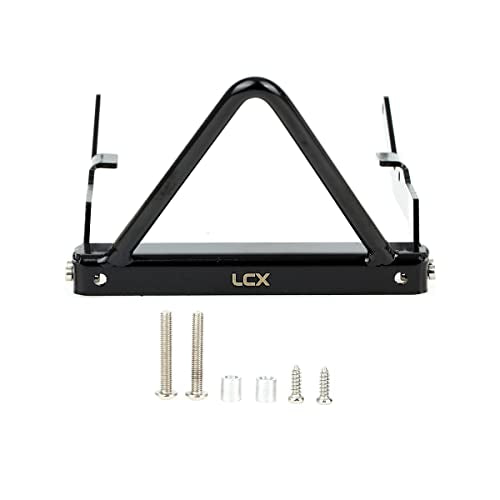 LCX Racing 1/10th RC Crawler Car CNC Machined Metal Front Bumper for Axial UTB10 Capra Unlimited Trail Buggy, Upgrades Parts Accessories