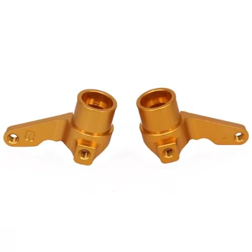 for Kyosho for Optima 1/10 2Pcs Steering Blocks Knuckle Arm Steering Hub Carrier Rc Model for Buggy Off-Road Car RC Steering Knuckles Cup(Yellow) - size: Yellow