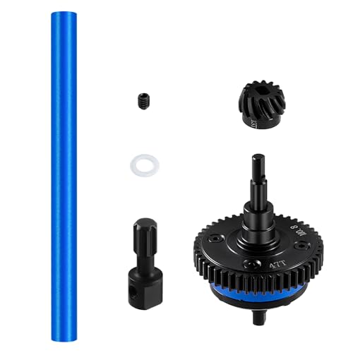 Centre Complete Differential for Tra-xxas Mini Maxx 4WD XRT VXL-3S | Monster Truck 1:16 Upgrades Steel Aluminum 7075 Alloy - style: Centre Complete Differential