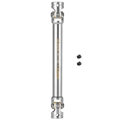 RC-Hub 1Pcs RC Driveshafts Metal Drive Shaft 45-50/47-57/55-67/60-80mm for 1:14 Tamiya Trailer Tractor Truck RC Crawler Car (90mm-120mm) - size: 90mm-120mm