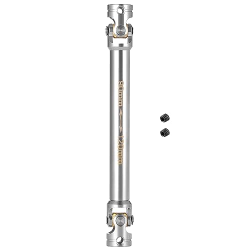 RC-Hub 1Pcs RC Driveshafts Metal Drive Shaft 45-50/47-57/55-67/60-80mm for 1:14 Tamiya Trailer Tractor Truck RC Crawler Car (90mm-120mm) - size: 90mm-120mm