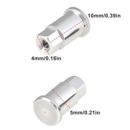 Create idea 2pcs 10mm RC Car Front Wheel Hex Hub Drive Adapter Compatible with LDRC AE86 A86 A86P LD1801 1/18