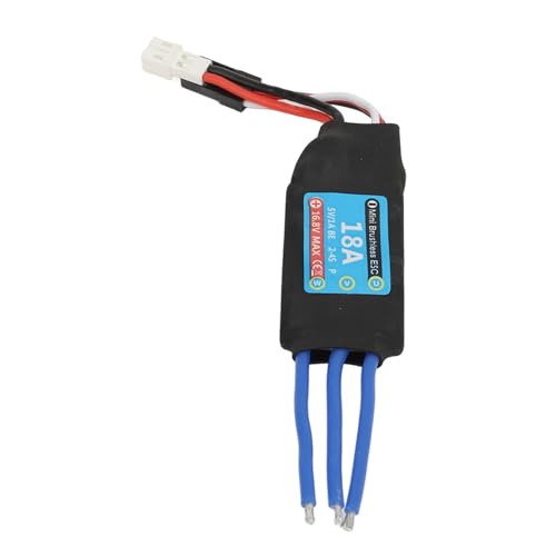 18A Mini Brushless ESC Electric Speed Controller with White Female Connector for K989 for Kyosho Mini Z 1/24 1/28 RC Car