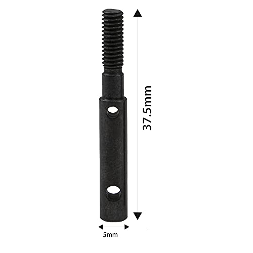 4Pack Vgoohobby Steel Front Rear Portal Stub Axle Drive Shaft Compatible with Axial SCX10-III AXI03007 Jeep Capra 1.9 UTB 1/10 RC Crawler