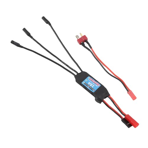CHICIRIS 18A Brushless ESC, 50A Motor Controller with 3.5mm Banana Connector for K989 Mini Z 1/24 1/28 RC Car