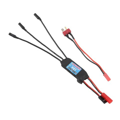 CHICIRIS 18A Brushless ESC, 50A Motor Controller with 3.5mm Banana Connector for K989 Mini Z 1/24 1/28 RC Car