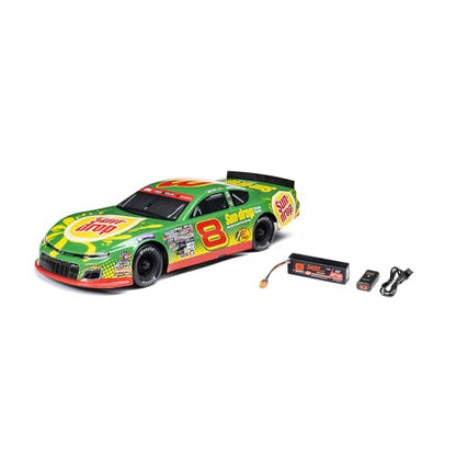 Losi 1/12 RC Racecar Dale Earnhardt Jr. No. 8 2025 Sun Drop Chevrolet ZL1 2S AWD On-Road (Battery & Charger Included), Green, LOS-3104T1 - color: Red