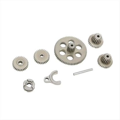 Rc Accessories Parts for FMS for FCX24 K5 for FCX18 for LC80 1/24-1/18 RC Car Upgrades Parts Steel Transmission Complete Gears Set