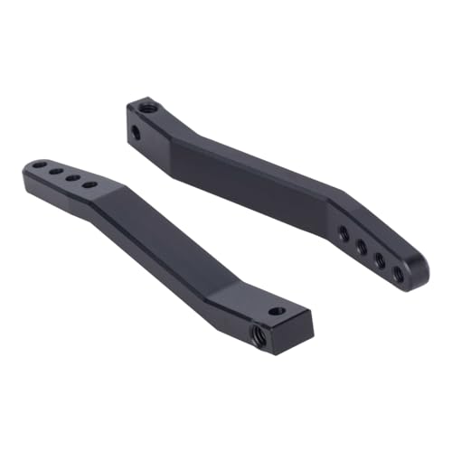 RCQQPS Metal Rear Sway Bar Anti-roll Set for 1/10 Axial Wraith RR10 Yeti Rock Crawler Car (Black) - color: Black