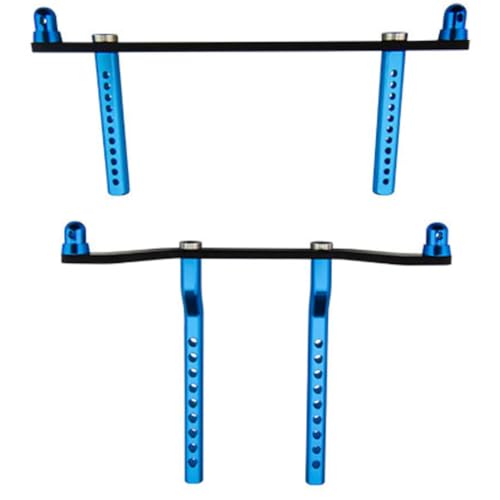 Hot Racing ECT2931G06 Aluminum & Cf Front/Rear Body Mount Posts ECX 2wd Torment Ruckus