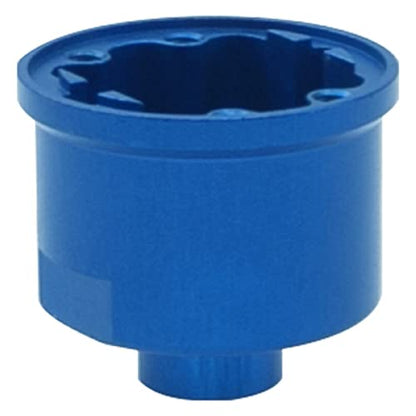 Metal Differential Carrier Diff Case Housing Compatible with Traxxas X0-1 Slash 4X4 Rustler Stampede T-Maxx Slayer 1/10 RC Car (Blue) - color: Blue