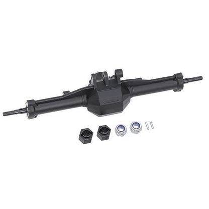 TRX4M Axles Complete Set- TRX4M Front & Rear Straight Axle Assembly Direct Fit for TRX-4M 1/18 RC Crawler (Fits Bronco/F150) - OEM Replacement & Upgrade Parts (Differential Cover-1) - style: Differential cover-1