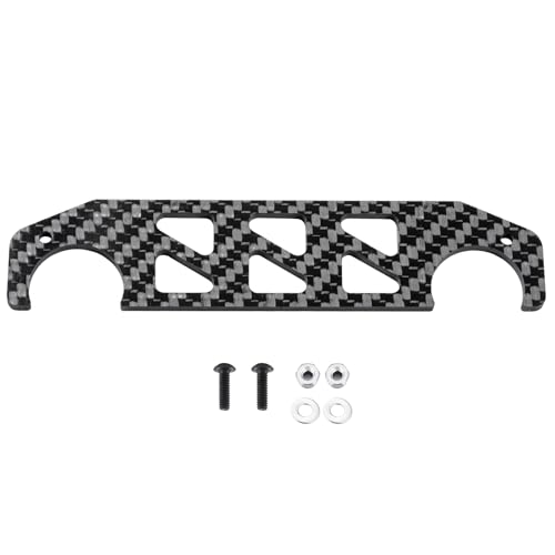 Que-T Carbon Fiber Front Chassis Brace for 1/12 Tamiya 58347 Lunch Box RC Truck