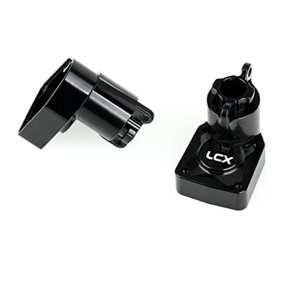 LCX Racing 1/18th RC Crawler Car Rear Portal Axles Aluminum Portal Axle Components for Axial Capra UTB18 Unlimited Trail Buggy, Upgrades Parts Accessories (Portal Housing)
