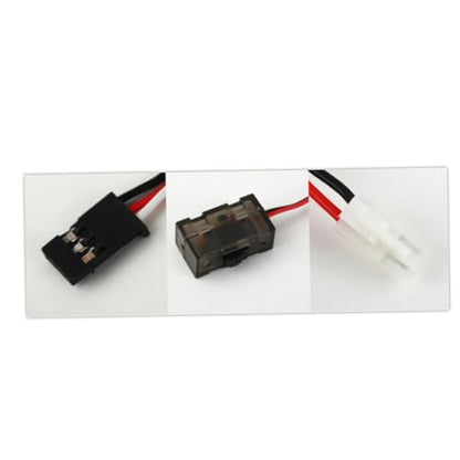Mikinona 7.2-16v Esc for Rc 320a Brushed Controller Cooling Fan Brake Heat Sink Easy Operation