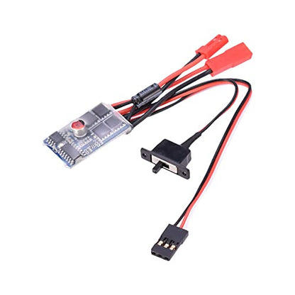 Waterproof 10A Brushed ESC E2s Dual Way Brake LED Control for 1/16 1/18 1/24 RC Car, Boat, Tank8 RC Car Brushless ESC