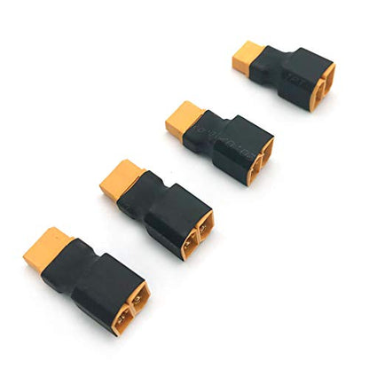4Packs XT60 Battery Series Connector Adapter for RC Lipo Battery Helicopter Quadcopter - style: XT60 Series Connector