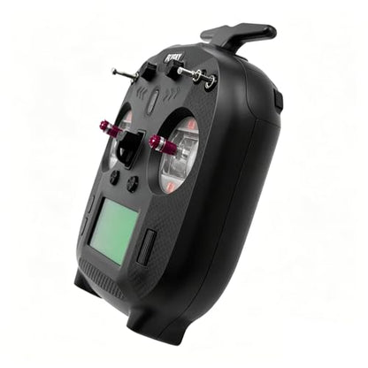 FS-ST8 8-10CH 2.4GHz RC Transmitter with FS-SR8 Receiver, AFHDS 2A Protocol, 4096 Resolution Radio Controller for RC Car Boat FPV Drone & Plane