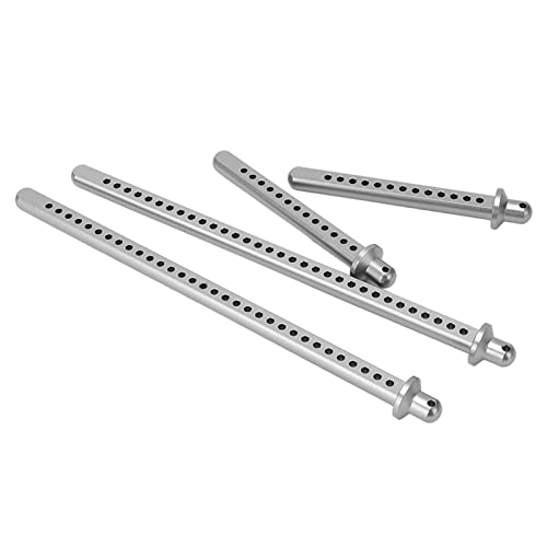 4Pcs RC Car Shell Column Aluminum Alloy Front Rear Extended Body Post Mount Shell for Axial Sc 90046 1/10 Sc This RC Column Is Compatible and Can Securely RC Car Shell ColumnRC