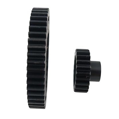 Hardened Steel 1.0 Mod Spur Gear with 23T Pinion for X-Maxx Maxx E-Revo (50T) | 1/5 Scale,1/7 XO-1,1/10 Maxx,E-Revo 2.0 VXL,Heavy Duty,Upgrade Parts,6449 Compatible,High Strength - style: 50T