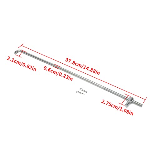 Throttle Rod Throttle Linkage Universal Car Clip Accelerator Adjustable | 14.96” for Camaro 1967-1969 | for Nova 1968-1969 | for Chevelle & for El Camino 1964-1969