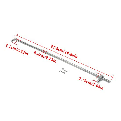Throttle Rod Throttle Linkage Universal Car Clip Accelerator Adjustable | 14.96” for Camaro 1967-1969 | for Nova 1968-1969 | for Chevelle & for El Camino 1964-1969