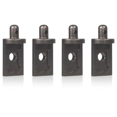 4Pcs Aluminum Body Mounts Body Shell Posts for 1/12 Scale Tamiya CW-01 Chassis Lunch Box Midnight Pumpkin Upgrades Parts (Titanium) - color: Titanium