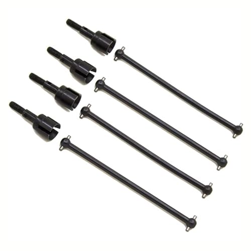 for HSP 94111 94108 94170 8Pcs Steel Dogbone Drive Shaft & Wheel Axle Replacement 08029 02033 For1/10 RC Car Parts,Black RC Car Repair Kit