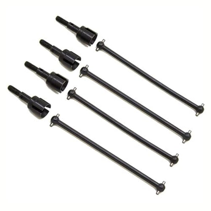 for HSP 94111 94108 94170 8Pcs Steel Dogbone Drive Shaft & Wheel Axle Replacement 08029 02033 For1/10 RC Car Parts,Black RC Car Repair Kit