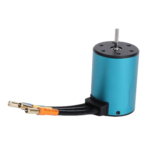 3650 Brushless Motor, Aluminum High Speed Sensorless 4000KV RC Motor, Lightweight Durable for 1/10 Scale RC Cars Trucks Buggies Off-Road Racing Enthusiasts