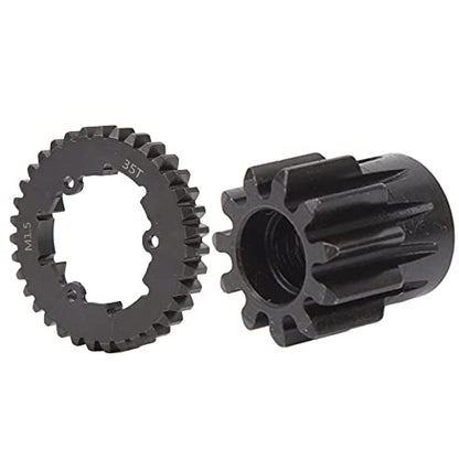 1/5 Scale RC Gear Set, Durable Steel High-Performance Spur Pinion Replacement 35T Spur 15T Pinion for Off-Road Racing Hobbyists and 1/5 Truck Models