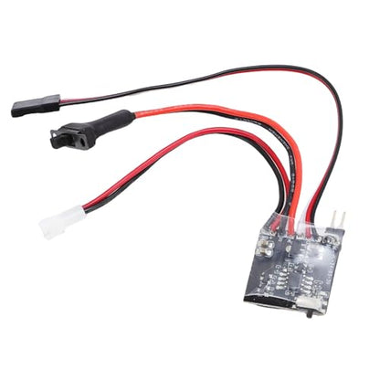 ESC, 30A Brushed Electronic Speed Controller RC Motor Speed Control with Brake PH2.0 Plug for 1:16 1:18 1:24 RC Car Boat DIY