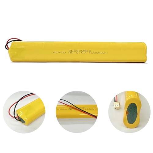 9.6V BBAT0043A Emergency Light Battery, AA*8 1200mAh Batteries Compatible for OSI OSA228 DANTONA CUSTOM-306-U BBAT0044A BAA-96 ELB-B003 Exit Sign Battery Replacement (10 Pack) - color: 10PCS 9.6V 1200mAh battery