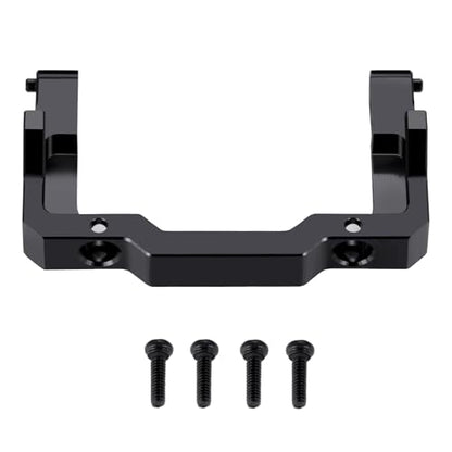 RCLIONS RC Aluminum Front Bumper Mount Stand for 1/24 AXIAL SCX24 Base Camp Rock Crawler Car Upgrade Parts - style: Front