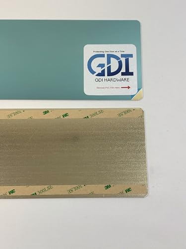 Protection Plates/Push Plates (Polished Brass, 4 X 4) - color: Polished Brass, size: 4 X 4