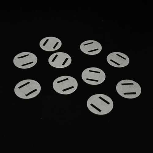20PCS RC Plane Hinge Folding Leaf Paper Hinges Model Aileron Tail Wing Connector for RC Airplane Aircraft Helicopter DIY Model Plane Fix Wing Parts (20mm Round) - style: 20mm Round
