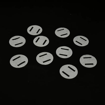 20PCS RC Plane Hinge Folding Leaf Paper Hinges Model Aileron Tail Wing Connector for RC Airplane Aircraft Helicopter DIY Model Plane Fix Wing Parts (20mm Round) - style: 20mm Round