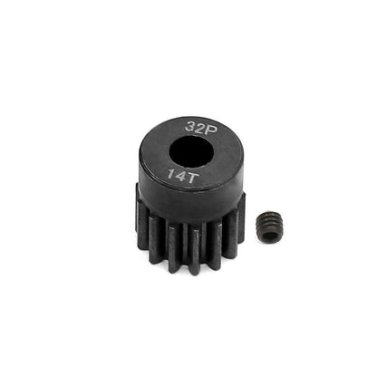 5-Pack Steel Metal 32P 5mm Pinion Motor Gear Sets 13T 14T 15T 16T 17T Compatible with HPI Kyosho Losi Axial Tamiya 1/8 1/10 RC Car Monster Truck Buggy - size: 13T 14T 15T 16T 17T