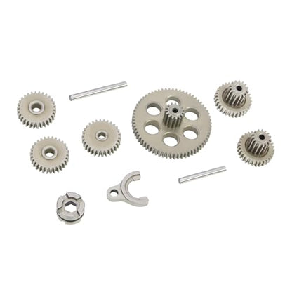 Steel Transmission Gear Complete Gearbox Gears Set for RC Crawler Car 1/24 1/18 FMS FCX24 Power Wagon K5 FCX18 LC80 Upgrade Part