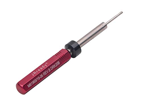 JRready DRK20B Removal Tool Applied to remove MIL series round contacts without any damages to the electric connectors - color: Drk20b